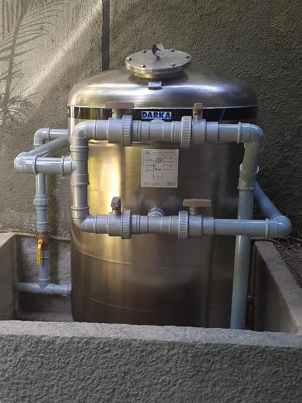 Sistema de filtragem de água potável